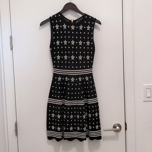Ted Baker London Black and White Star Dress